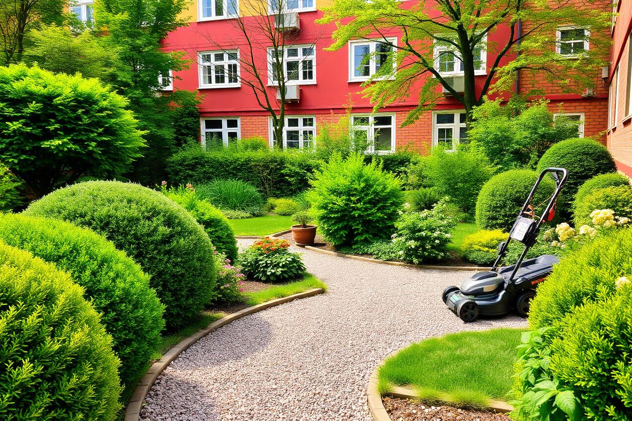 Välskött innergård i Stockholm