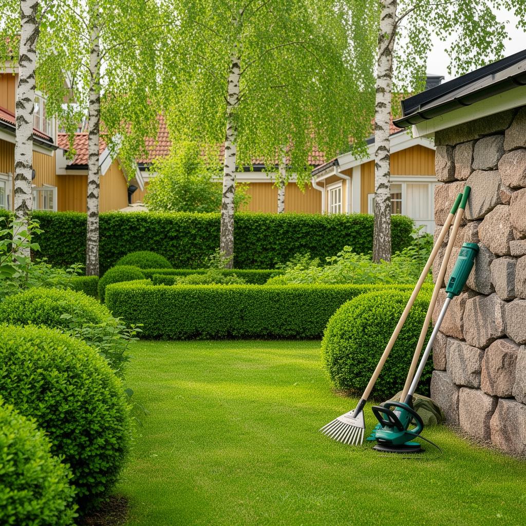 Trädgårdsskötsel i svensk miljö